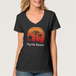 Camiseta Myrtle Beach Souvenirs Tropical Beach Summer Surf
