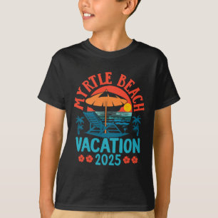 Camiseta Myrtle Beach Vacation 2025 Souvenir Matching Famil