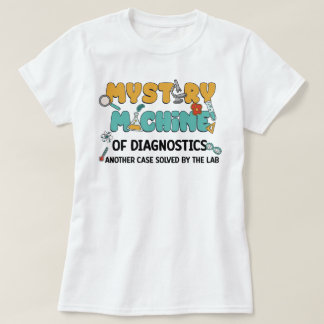 Camiseta Mysterine Machine Science Lab Microbiologia Engraç
