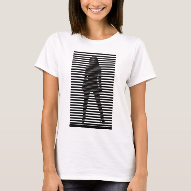 Camiseta Mysterious Female Sihouette (Frente)