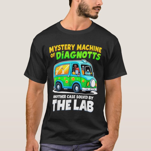 Camiseta Mystery Machine Of Diagnostics Lab Semana 2025 (Frente)