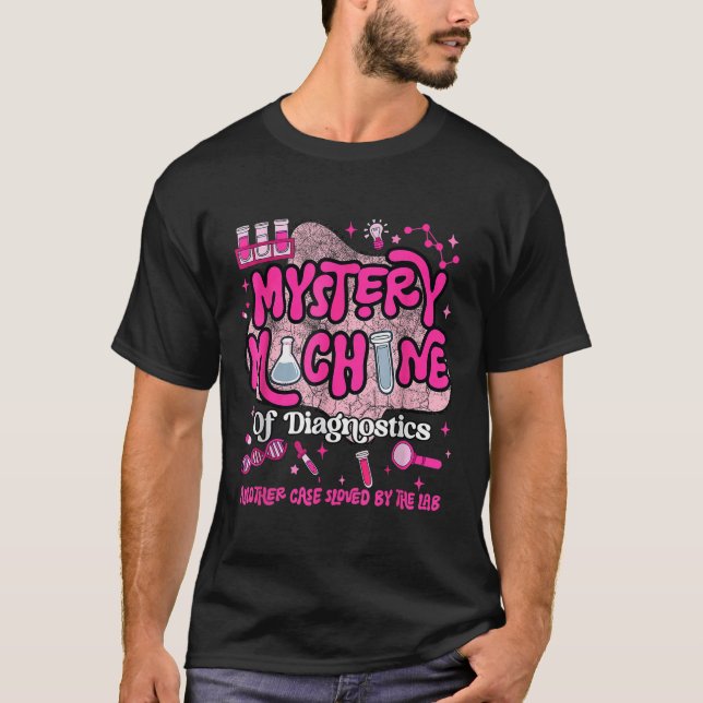 Camiseta Mystery Machine Of Diagnostics Lab Semana 2025 Med (Frente)