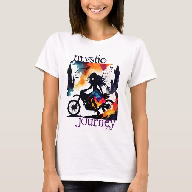 Camiseta Mystic Biker's Journey (Frente)
