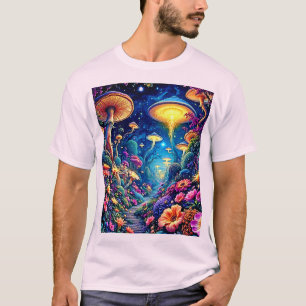 Camiseta Mystic Bloom Forest Sob Estrelas