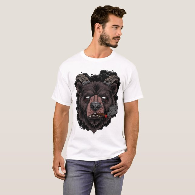 Camiseta Mystic Horned Bear  (Frente Completa)
