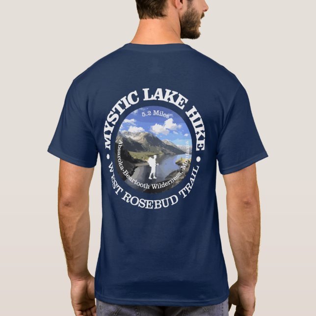 Camiseta Mystic Lake Hike (rd) (Verso)