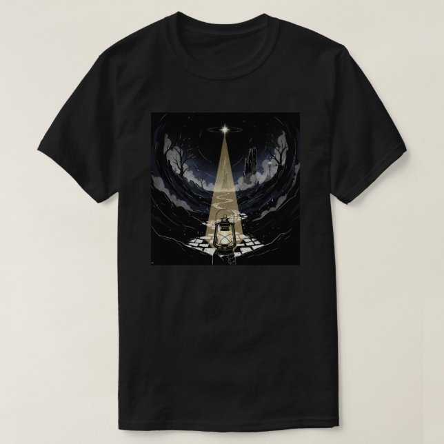 Camiseta Mystic Lantern of the Dark Forest (Frente do Design)