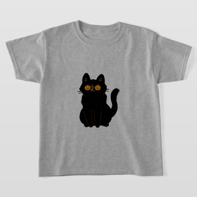 Camiseta Mystic Meow Halloween Tee (Kids Edition) (Postura )