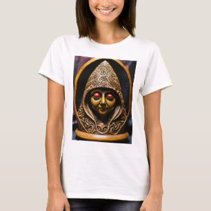 Camiseta Mystical Gnomo: Uma Escultura de Pedra Oval para M