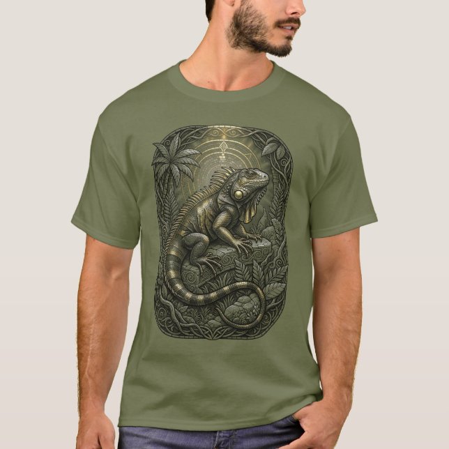 Camiseta Mystical Iguana (Frente)