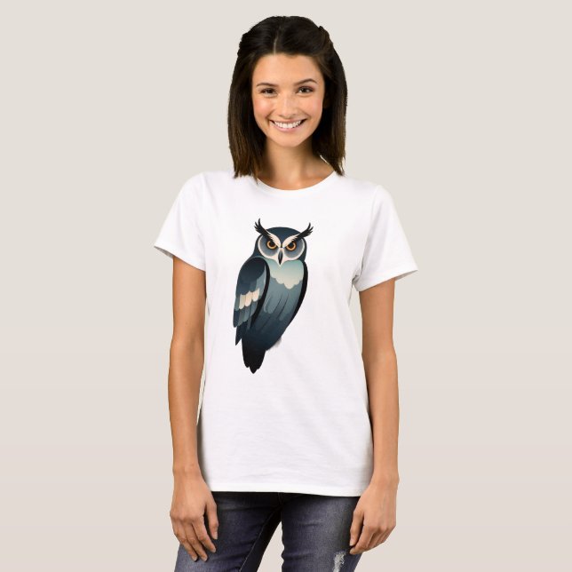 Camiseta Mystical Owl T-Shirt (Frente Completa)