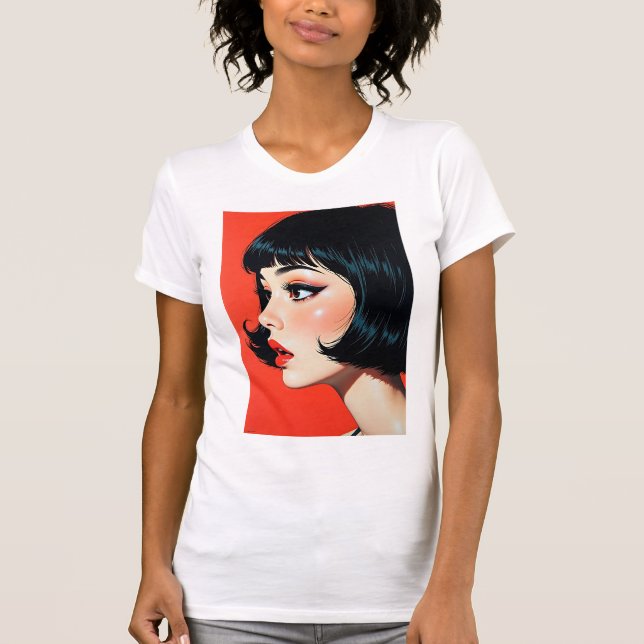 Camiseta Mystical Shushing Anime Girl (Frente)