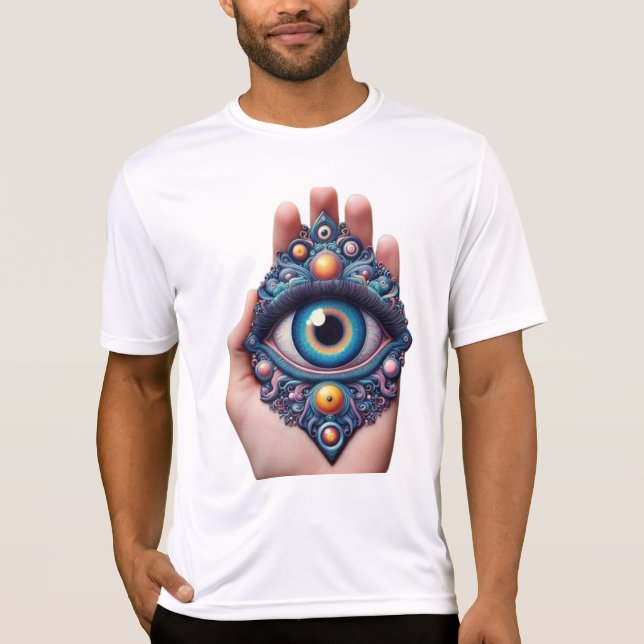 Camiseta Mystical Third-Yye Art t shirt design (Frente)