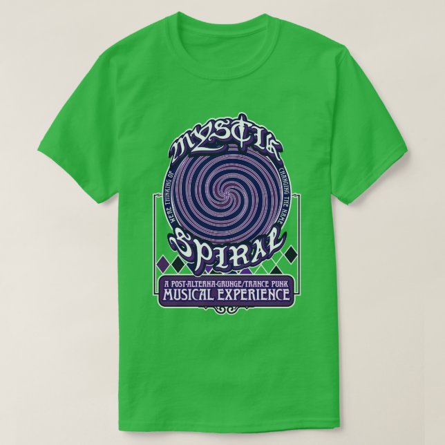 Camiseta Mystik Spiral (Frente do Design)