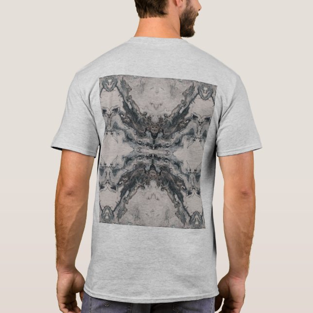 Camiseta Myth Born of Stone – Symmetric Darkscape (Verso)