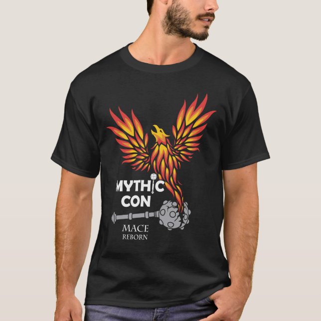 Camiseta Mythic Con Phoenix clássico T-Shirt (Frente)