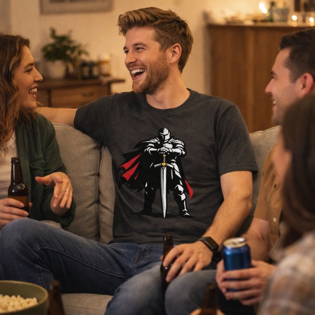 Camiseta Mythic Realms Knight’s Resolve (Criador carregado)