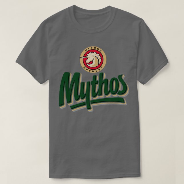 CAMISETA MYTHOS BREWERY T (Frente do Design)