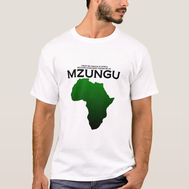 Camiseta mzungu famoso 42 (Frente)