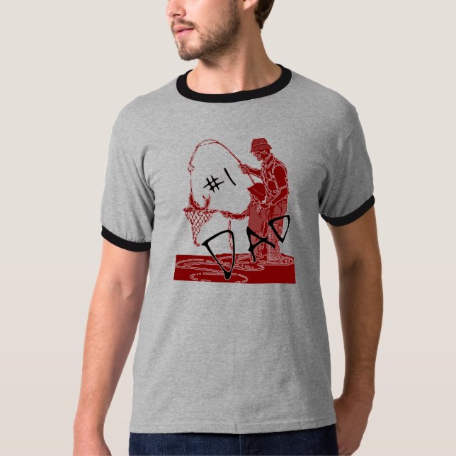 Camiseta Nº 1 Pesca de Pai (Frente)