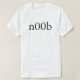 Camiseta n00b (Frente do Design)