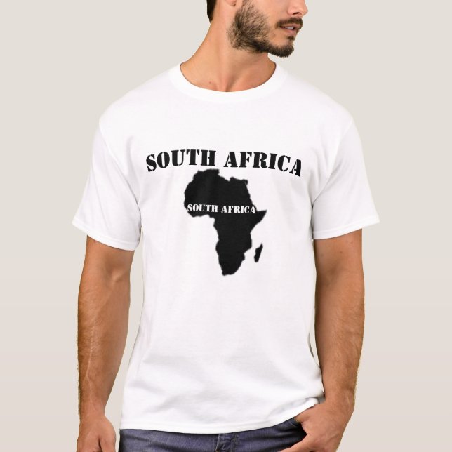 CAMISETA N.º 1, ÁFRICA DO SUL, CAMISAS-T (Frente)