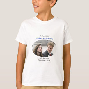 Camiseta N.º 1 O Casamento Real William & Catherine