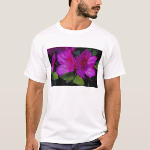 Camiseta N.A. EUA, Geórgia, Savannah. Azaléia em flor.