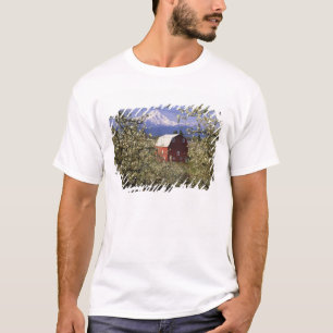Camiseta N.A., EUA, Oregon, Condado de Hood River. Vermelho