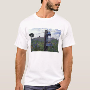 Camiseta N.A., EUA, Texas, Llano, Lanterna Azul, Carvalho