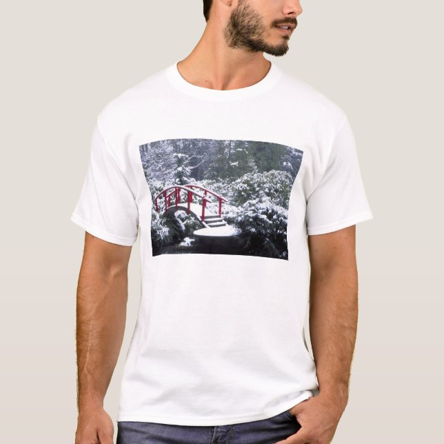 Camiseta N.A., EUA, Washington, Seattle. Ponte da lua em (Frente)