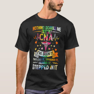Camiseta N Ada Me Assusta Enfermeira Cna Emprego Cna Enfe