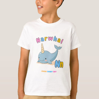 Camiseta “N é de Narval” Alfabeto – Cresça Todos o