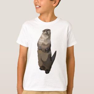 Camiseta N é para North American River Otter