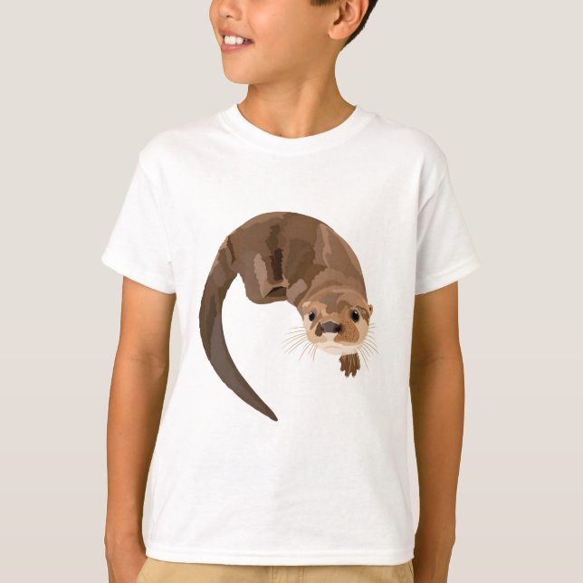 Camiseta N é para o Rio Neotropical Otter (Frente)