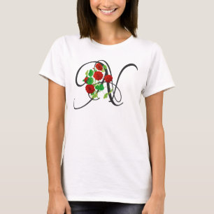 Camiseta N inicial, Vintage Nasturtium T-Shirt