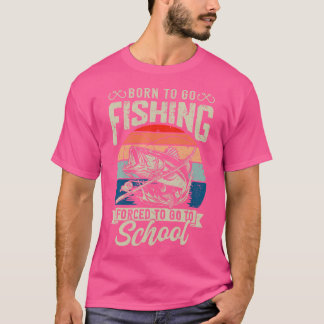 Camiseta n Meninos Pescando Forçados a Ir à Escola Róbalo