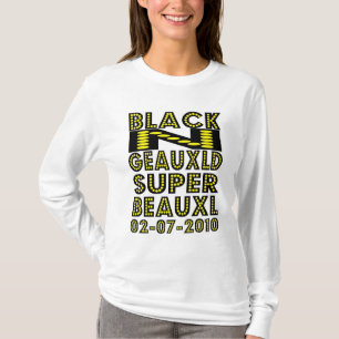 CAMISETA N PRETO GEAUXLD NOVA ORLEÃES
