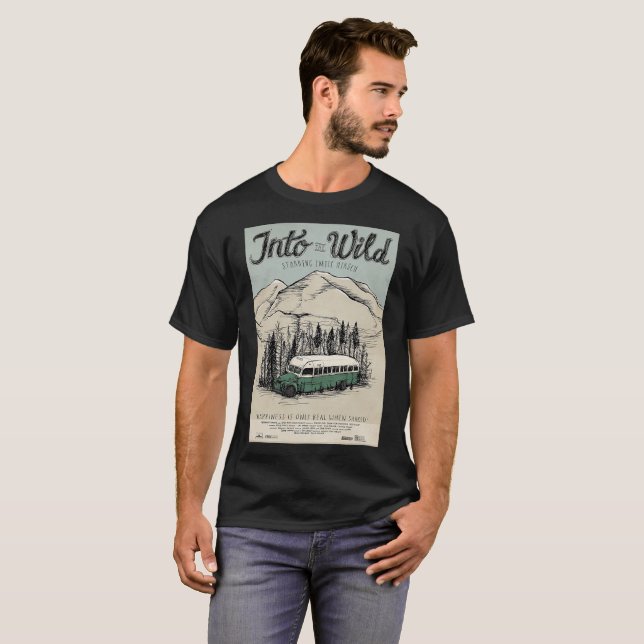 Camiseta Na arte selvagem do design para o t-shirt (Frente Completa)