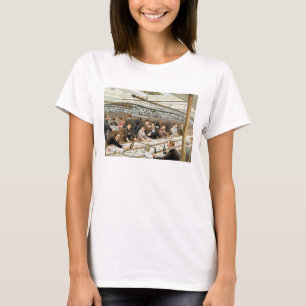 Camiseta Na baía, tempo de comensal - um inchamento