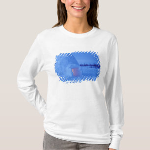 Camiseta NA, Canadá, Manitoba, Churchill. Igloo ártico