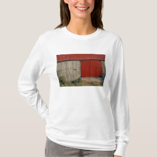 Camiseta NA, Canadá, Nova Brunswick, Shepody. Celeiro verme