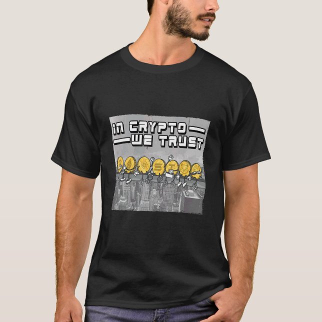 Camiseta Na Crypto, Confiamos Nos Comerciantes De Minérios  (Frente)