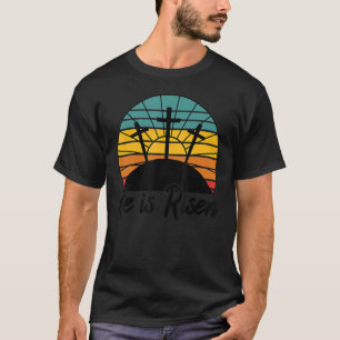 Camiseta Na década de 70, Retro, Risen Jesus Cristo Cruz Re