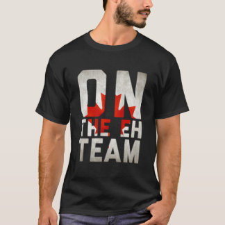 Camiseta Na Equipe Eh Bandeira Canadense