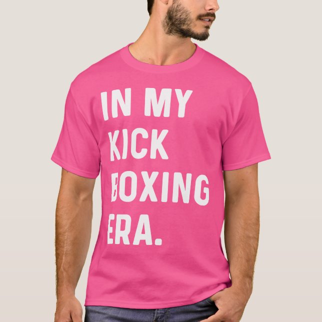 Camiseta Na Era Do Boxing Do Meu Kick - Kick Boxer (Frente)