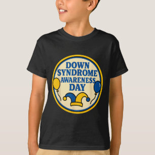Camiseta Na era do cromossomo extra conscientização sobre s