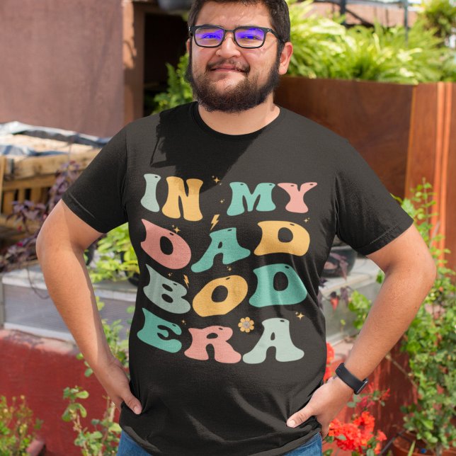 Camiseta Na Era Do Meu Pai, O Pai Da Groovy Retro (Criador carregado)