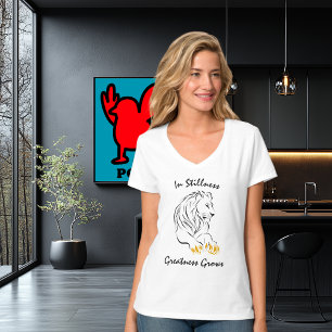 Camiseta Na Estilidade, Cresce A Grandeza - Linha Lion Maje