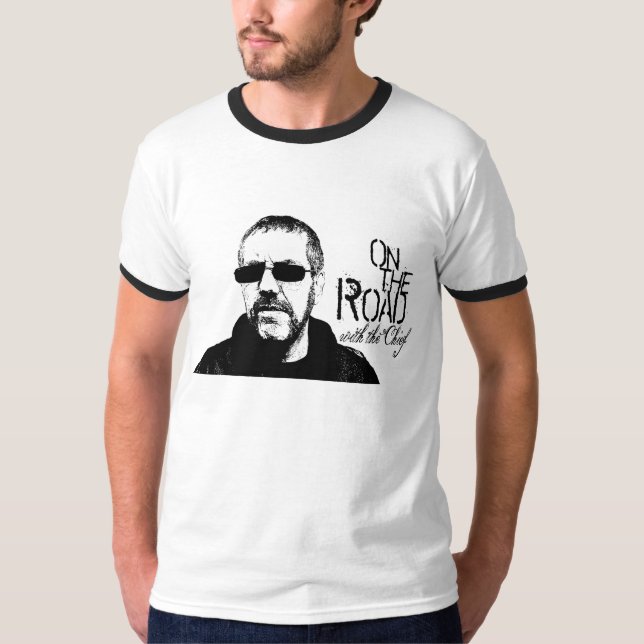 Camiseta "Na estrada com" o T principal do tributo (Frente)